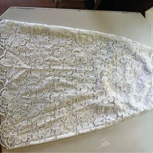 For Love and Lemons Lace Skirt in White